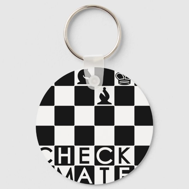 Check Mate Keychain (Front)
