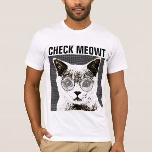Check Meowt, Funny Cat with sunglasses T-SHIRTS
