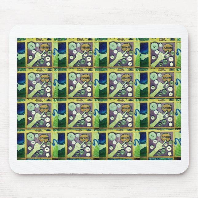 Check My Button Mouse Pad (Front)