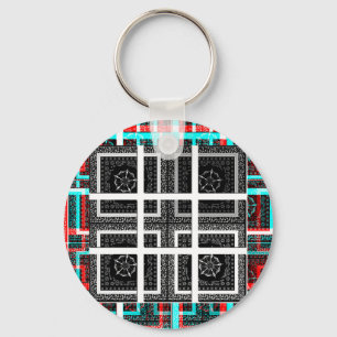 Check my Squares Curves.png Keychain