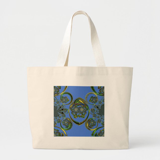 Check out my blue curves large tote bag (Front)