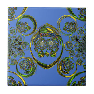 Check out my blue curves tile