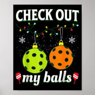 Check out my funny pickleball christmas poster