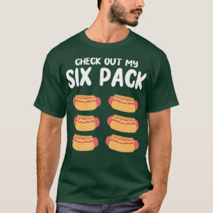 Check Out My Si Pack Hotdog T-Shirt