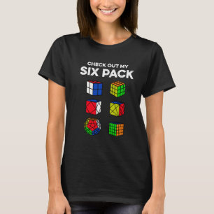 Check Out My Six Pack Competitive Speed Cubing T-Shirt