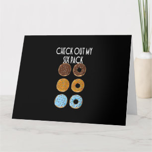 Check Out My Six Pack Doughnut Gym Card