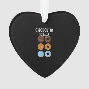 Check Out My Six Pack Doughnut Gym Ornament