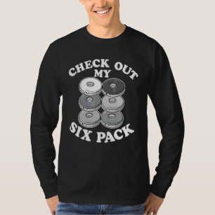 Check Out My Six Pack Doughnut  Pun For Men Women  T-Shirt