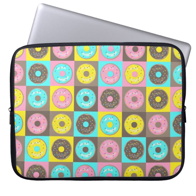 Check Out the Donuts! Laptop Sleeve (Front)