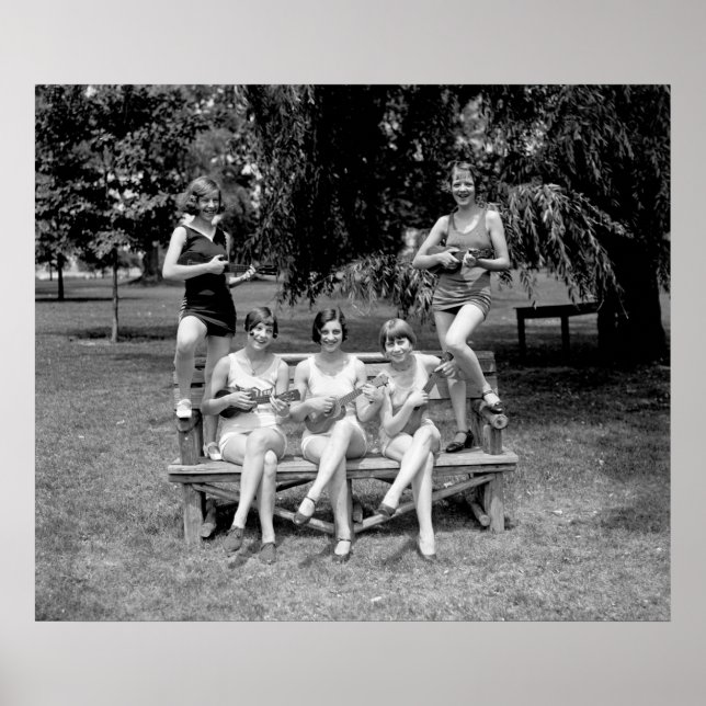 Check Out Those Ukuleles: 1926 Poster (Front)