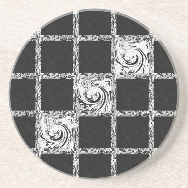 check pattern coaster (Front)