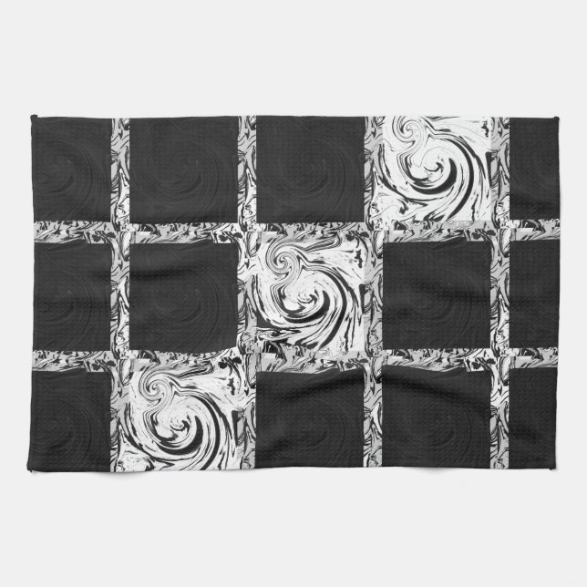check pattern kitchen towel (Horizontal)