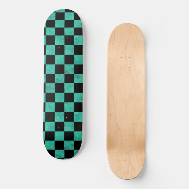 Check Pattern Skateboard (Front)