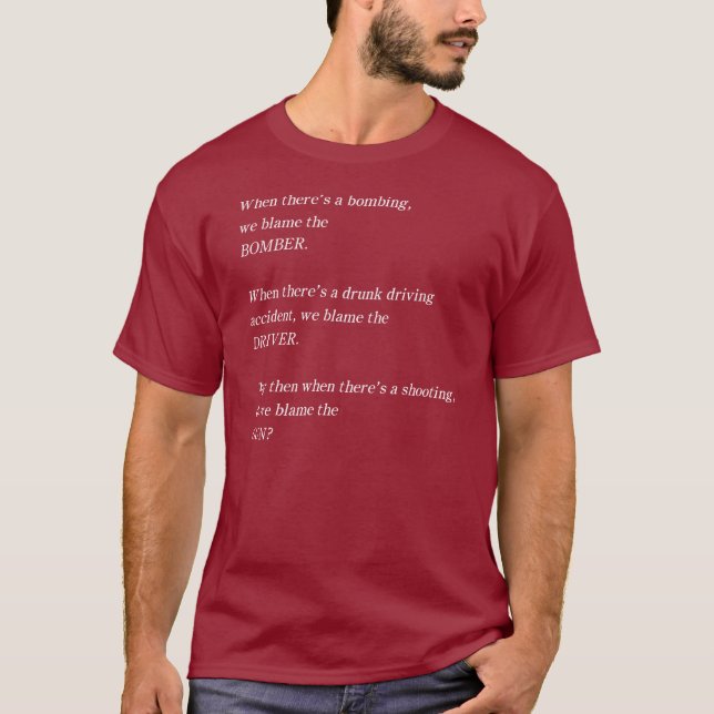 Check The Blame T-Shirt (Front)