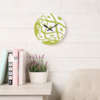 Check Wavy Brain Thinking - Pear Green White 