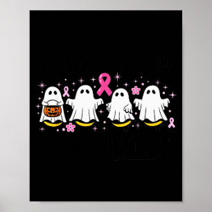 Check Your Boo Bees Funny Breast Cancer Poster
