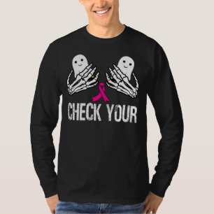 Check Your Boo Bees Shirt Funny Breast Cancer Hall