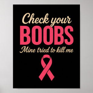 Check Your Breast Cancer Awareness Poster