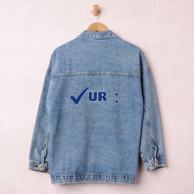 Check Your COLON Blue Letters Jacket (Hangar)