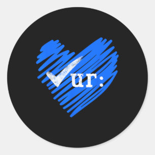 Check Your Colon Colourectal Cancer Awareness  Classic Round Sticker