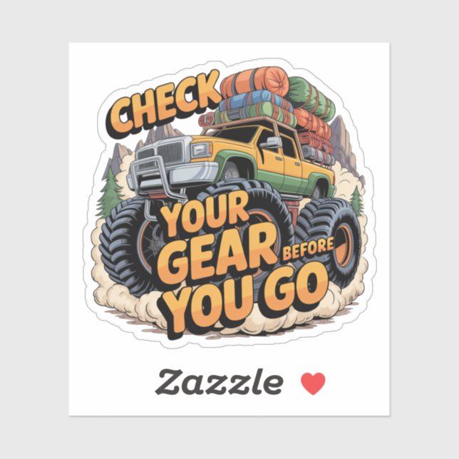 Check Your Gear Before You Go Off-Road 4x4  (Sheet)