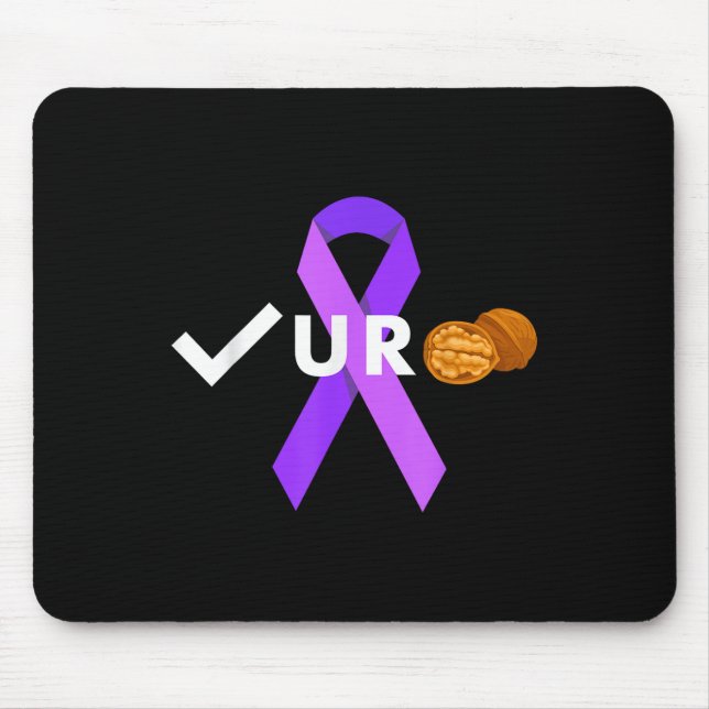 Check Your Nuts Check Your Testicular Cancer Aware Mouse Pad (Front)