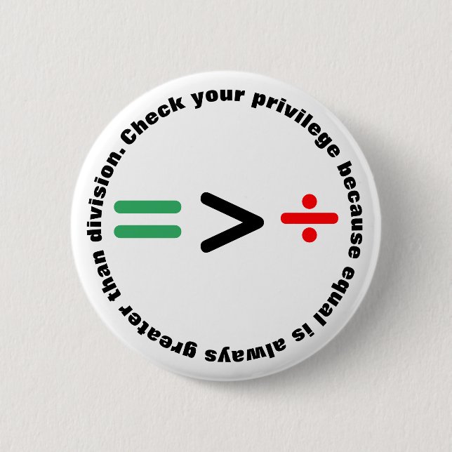 Check Your Privilege 2 Inch Round Button (Front)