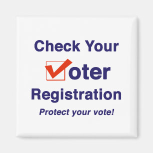 Check your Voter Registration 2026 elections Magnet