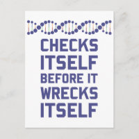 Check Yourself Before You Wreck Your DNA Genetics