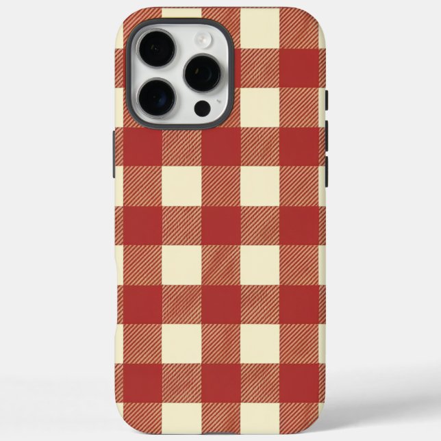 "Check Yourself: The Classic Western Gingham"  Mai Case-Mate iPhone Case (Back)