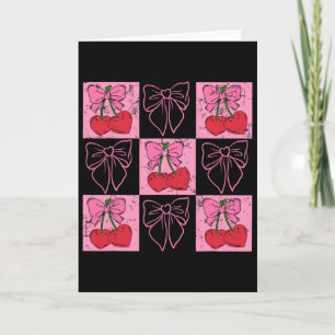 Checked Cherry Coquette Love You Cherry Much 1 Card
