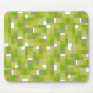 Checked Ginger Lemon Mouse Pad