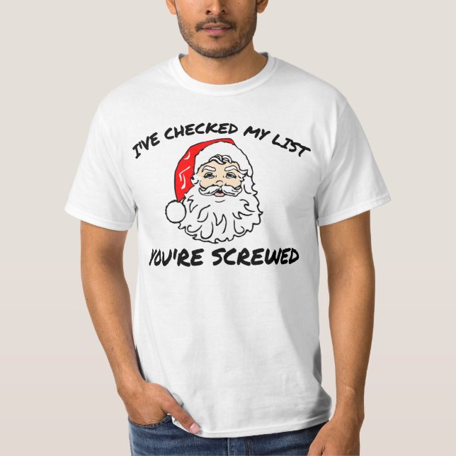 CHECKED MY LIST T-Shirt (Front)