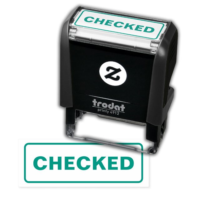 Checked Self-inking Stamp (Creator Uploaded)