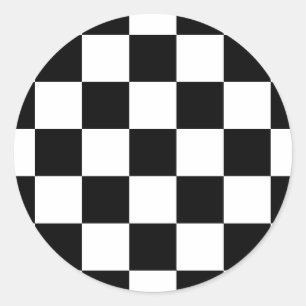 Checked Sticker