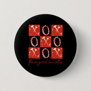 Checked Valentine Xoxo The Original Love Letters 1 2 Inch Round Button