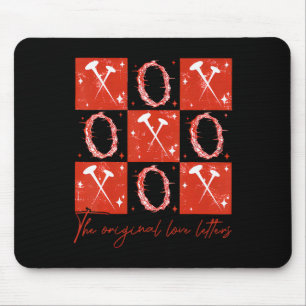 Checked Valentine Xoxo The Original Love Letters 1 Mouse Pad