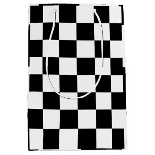 Checkerboard Home Rug of the Classic Elegance Medium Gift Bag