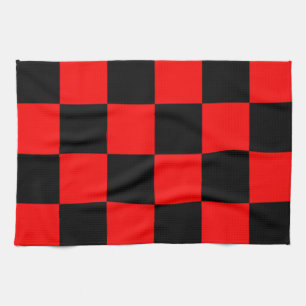 CHECKERBOARD KITCHEN TOWEL