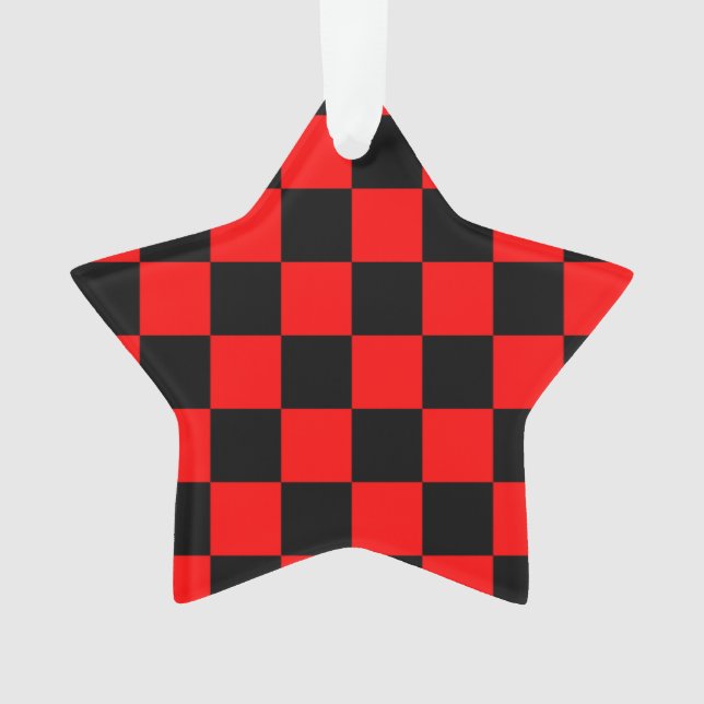 CHECKERBOARD ORNAMENT (Front)