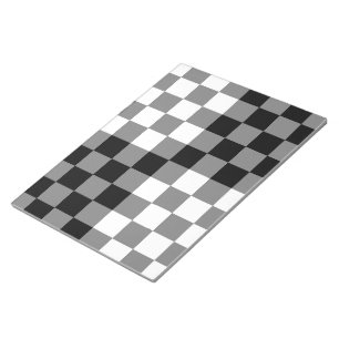 CHECKERBOARD PATTERN NOTEPAD