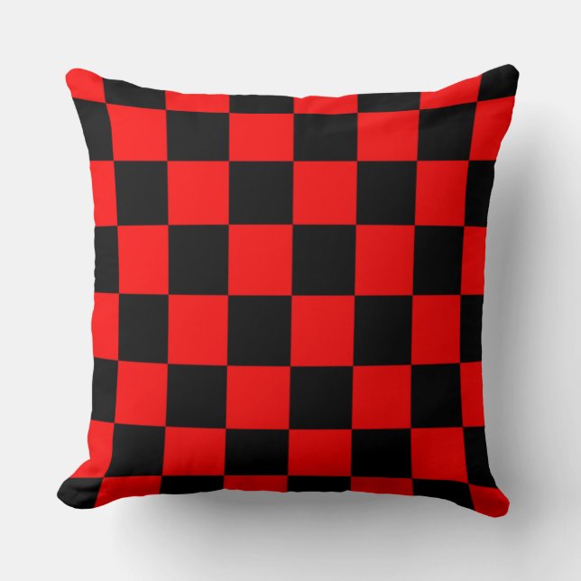 CHECKERBOARD THROW PILLOW (Front)