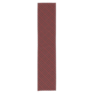 Checkered Christmas Red Buffalo Plaid Short Table Runner