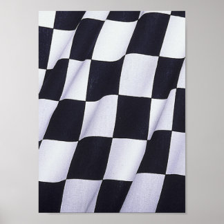 Checkered flag poster