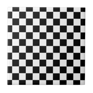 Checkered Flag Racing Chess Checkers Chessboard Tile