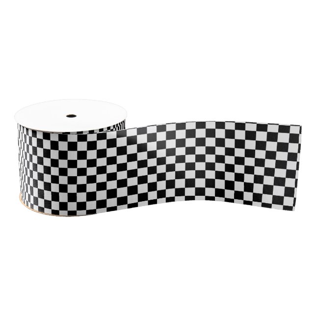 Checkered Grosgrain Ribbon (Spool)