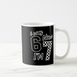 Checkered I Was 6 Now I'm 7 Birthday Seven Years O Coffee Mug