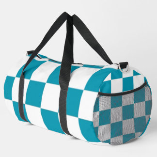 Checkered Large Duffle Bag