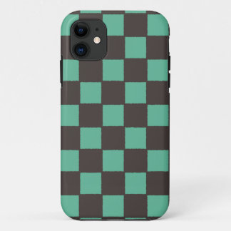 Checkered pattern※鬼滅の刃の公式グッズではありません iPhone 11 case