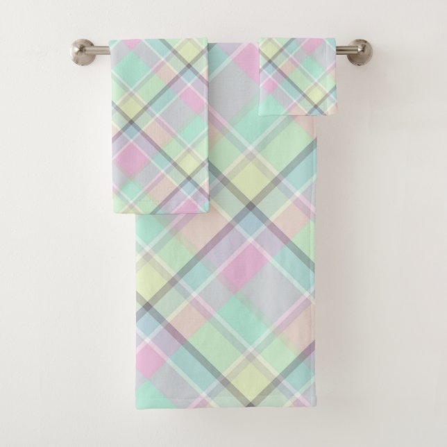 Checkered pattern of caramel colors. (En situation)